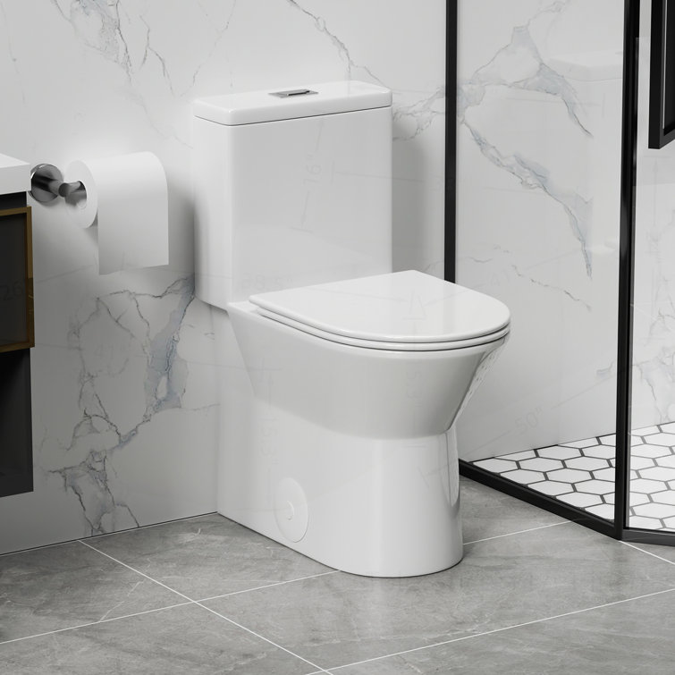 Advanced Dual-Flush Toilet with Comfort Seat and Efficient Flushing System