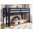 Johannes Solid Wood Twin Low Loft Bed with Ladder-1139490674