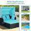 Nakeysha 165cm Wide Patio Daybed with Cushions-600147149