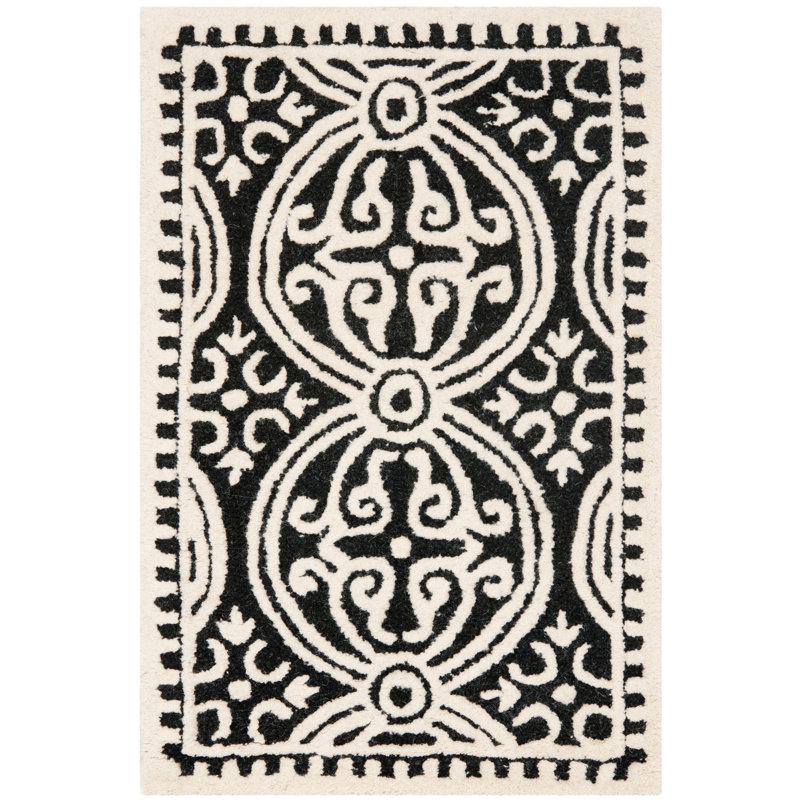 Cambridge Hand Tufted Wool Geometric Rug, Rectangle 2' x 3'