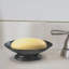 Porte-savon en acier inoxydable résistant à la rouille, porte-savon avec crémaillère pour comptoir de salle de bain, douche, évier de cuisine noir