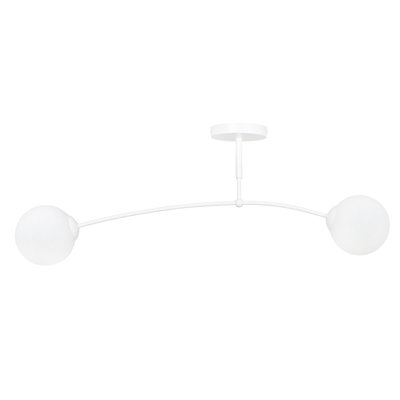 Pamplona Glass Semi Flush Mount
