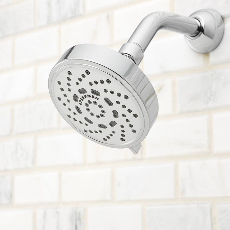 Echo Polished Chrome Multi-Function Wall Mounted Shower Head