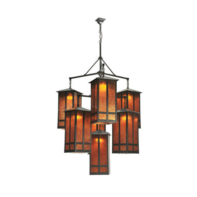 Lustre 7 lumières 58 po l 58 po Upminster