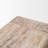 Landry Solid Reclaimed Wood Console Table with Whitewash Finish and Blush Undertones