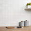 Bianco Dolomite 12x12 Honed Marble Mosaic Tile