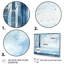 «White and Blue Winter Forest Collage VII - Winter Landscape», art mural-1521063811-1521063812