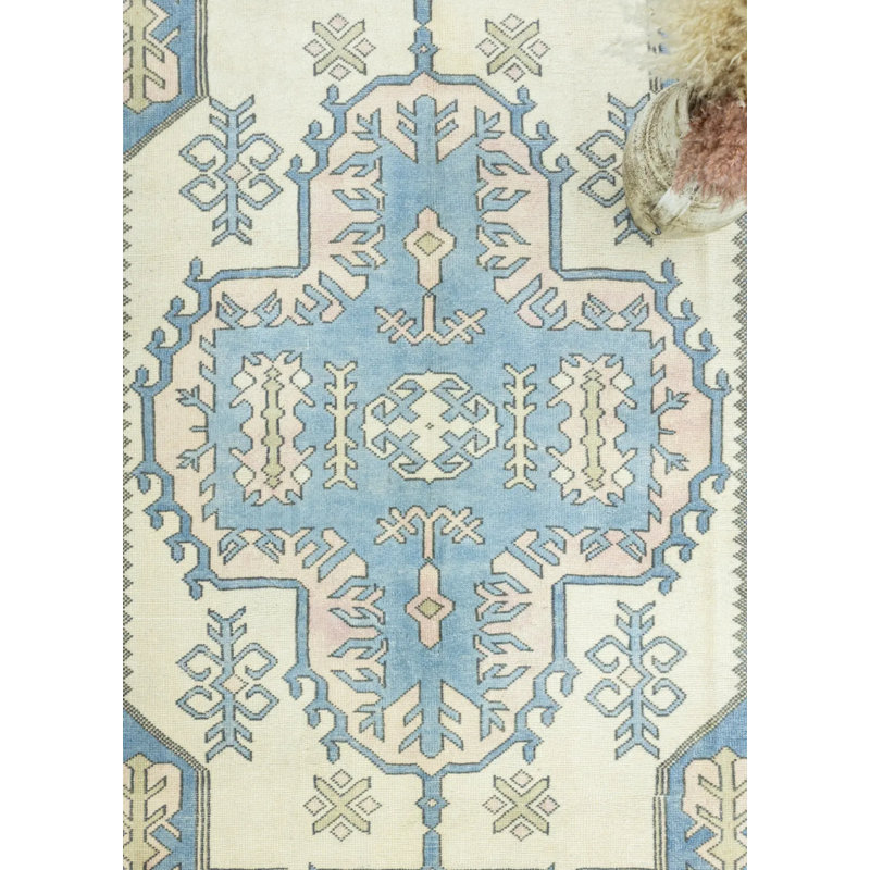 Tapis en laine tissé à la main Liber
