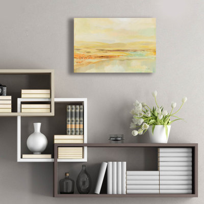 Art mural en verre épique «Sunshine» par Silvia Vassileva, 36 po x 24 po