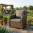 5" Thick Outdoor Cushion Set Of 2, Deep Seat Patio Furniture Cushions With Olefin Removable Cover-1249663055