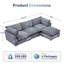 Eagan 106" 4 - Piece Modular Sectional-1067298681