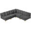 Canapé modulaire en velours 99 po-82749481