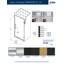 Porte de douche à charnière sans cadre l 30,75 "- l 31,25" Kinkade-38027367