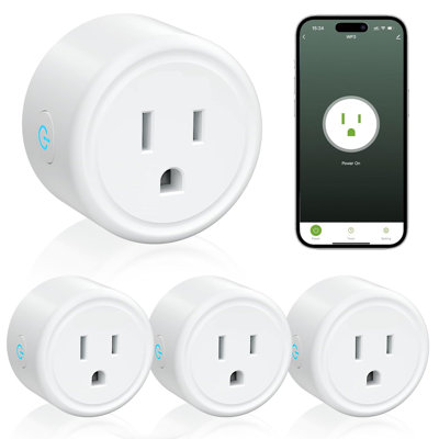 Smart Mini Wi-fi Plug With Surge Protection (set Of 4)