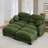 Compression Cozy Sectionals, Chenille 2 Seater Modern Home Lounge