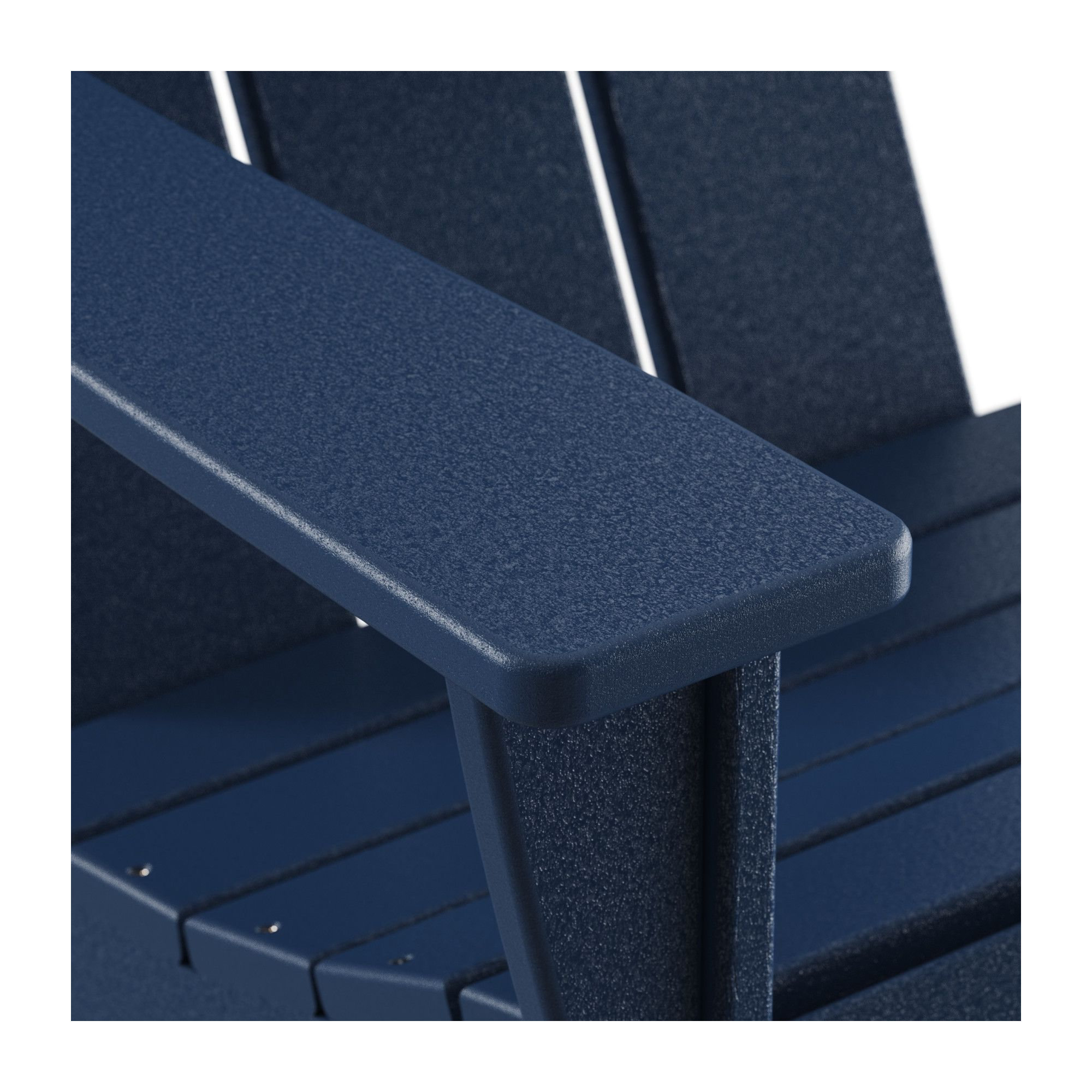 POLYWOOD Modern Adirondack Chair, Navy