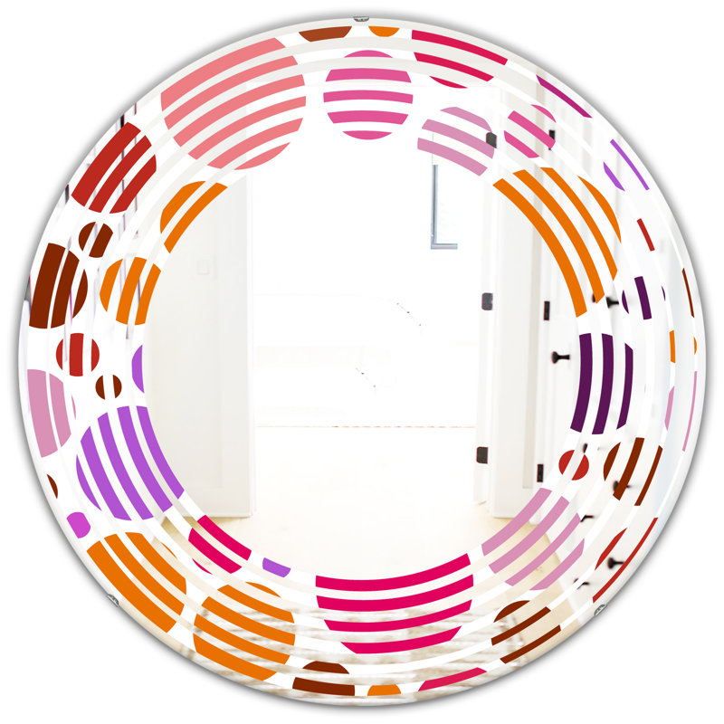 Miroir mural Wave, H 23,6 po x l 23,6 po