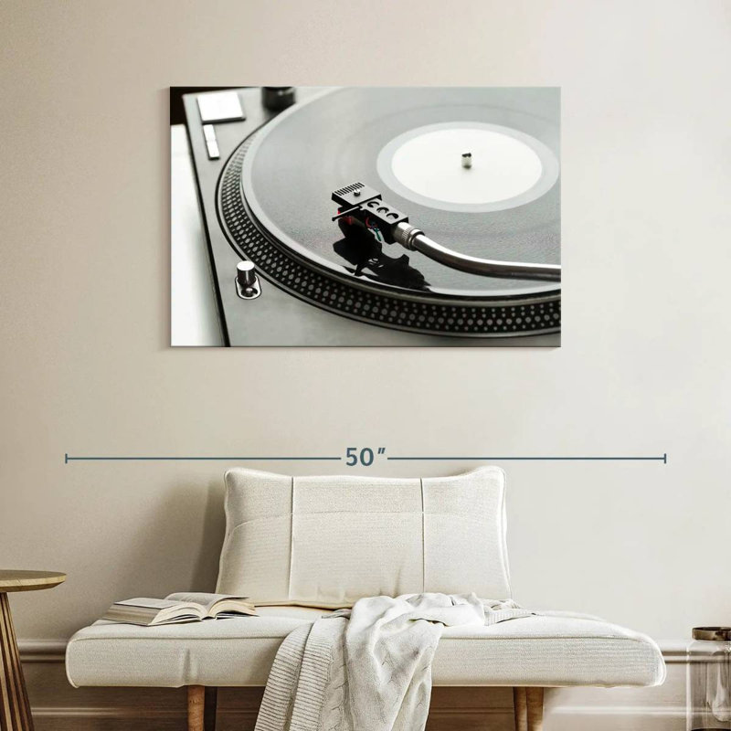 Abarca Vinyl Turntable Player, 26" H x 39" W