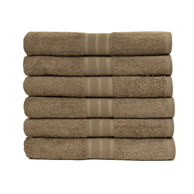 Ensemble 6 serviettes de bain 100% coton 6 pièces