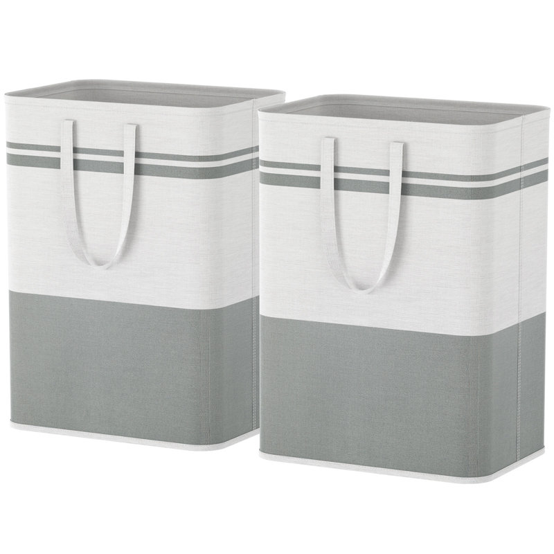 Paquet de 2 paniers à linge de 80 L