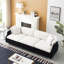 Confortable 3 salons, 2 coussins en velours noir et blanc, tissu spacieux, option