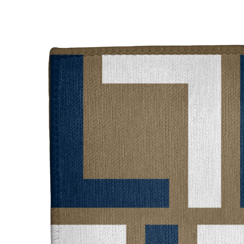 Geometric Indoor Rug, Rectangle 5' x 7'
