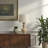 Leyton Table Lamp in Beige Resin and Linen Shade, 27.84'' H X 15.77'' W X 15.77'' D