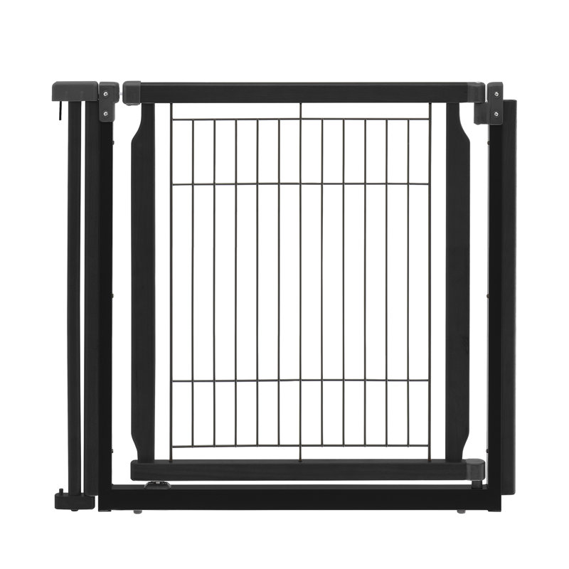 Barrière pour animaux autoportante convertible Elite, Noir