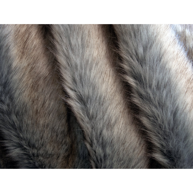 Jeté en fausse fourrure de luxe Thomas Collection®, L 60 po x L 96 po