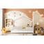 Lit en bois avec lit gigogne simple-887574704