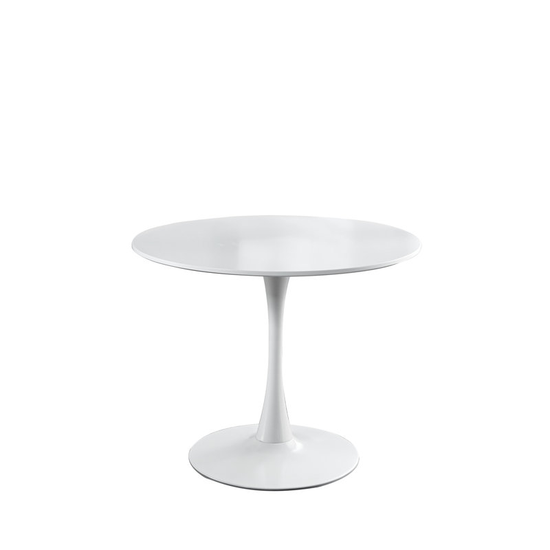 31.5'' Round Pedestal Dining Table, White