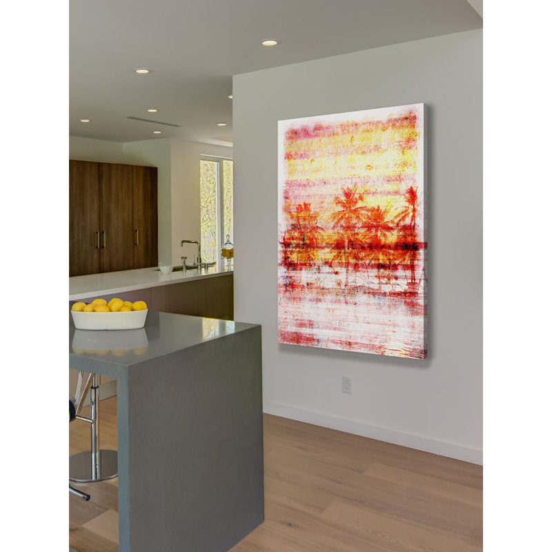 1 Piece Wrapped Canvas Painting, 152cm H x 101cm W x 5cm D