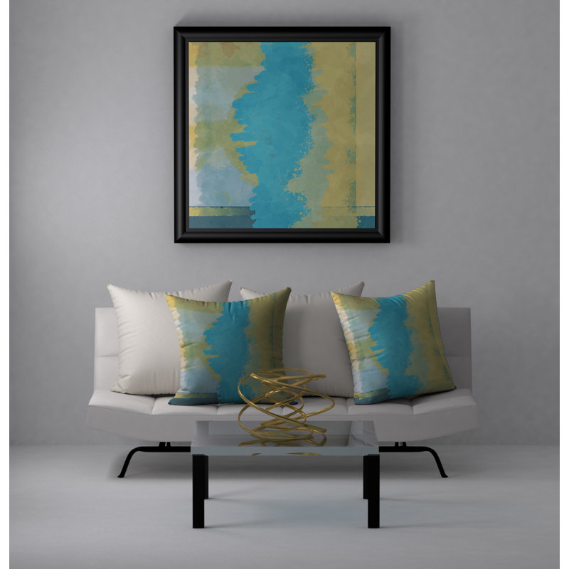 Housse de coussin décorative carrée et insert Slick discount, 24 po x 24 po