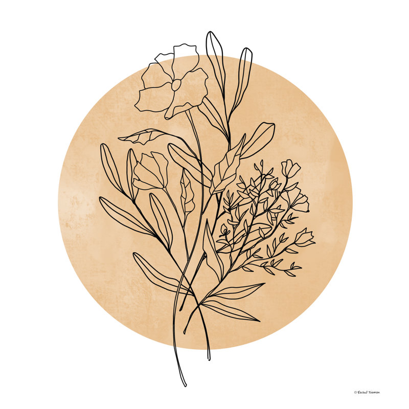 Fleurs de lune 2885404, H 30 po x l 30 po, Non, Cadre flottant doré