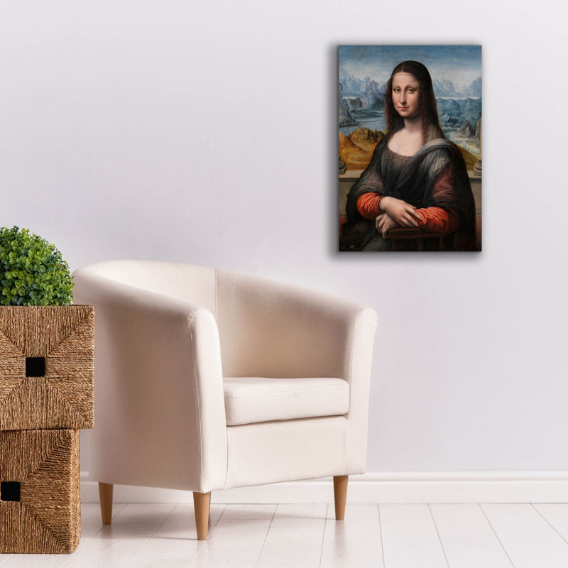 «Mona Lisa Prado» par Leonardo Da Vinci, art mural sur toile, H 26 po x l 18 po x P 0,75 po