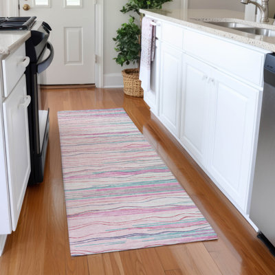 Tapis à rayures Lyndhurst AMF996 lavable à la machine de qualité supérieure