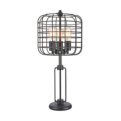 Table Lamp With Edison Bulb