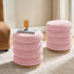 Repose-pieds rond pivotant avec rangement 360 ° Rosa