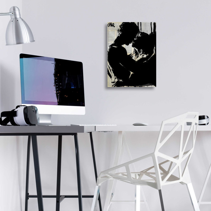 Art mural en verre Trinx «Connexion 2» par Loui Jover, 16" H x 12" W x 0.12" D