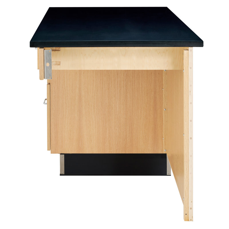Diversified Woodcrafts 48'' L x 30'' W Rectangle Resin Instructor's Desk
