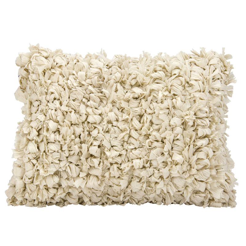 Housse de coussin rectangulaire/insert, Beige