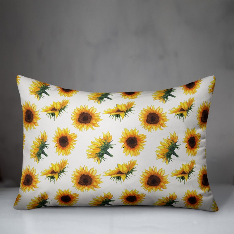Sunflower Floral Pillow Insert