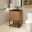 Meuble-lavabo simple 23,6 po avec comptoir en quartz Perrusquia-1878661296