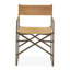 Lund 19" Director's Chair In Black Leather-1338992362