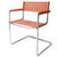 Fauteuil d'appoint en cuir Momei Saddle-212182332
