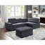 Anijae Upholstered L-Shaped Sectional with Ottoman Right Hand Facing