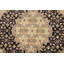 Tapis Tabriz Mahi végétal noué à la main 4 x 6