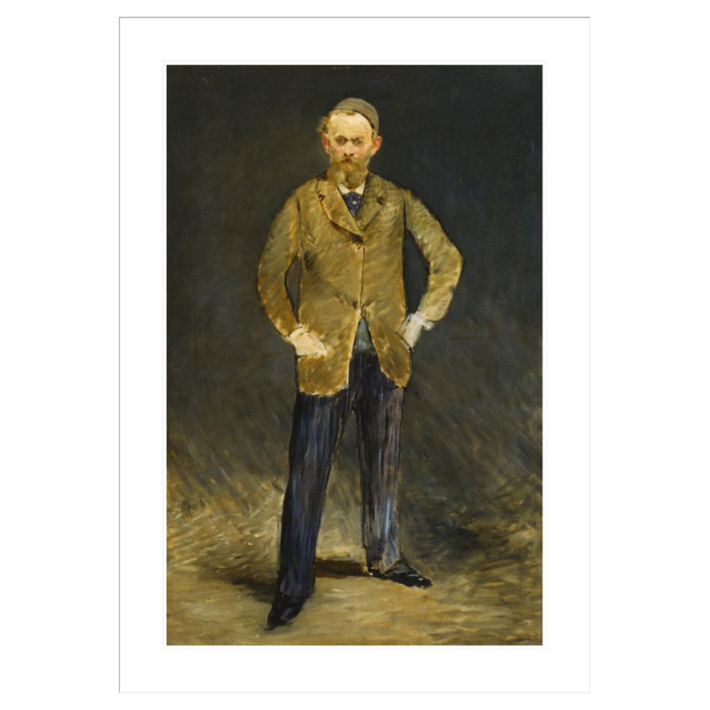 Autoportrait d'Edward Manet, impression giclée sur cadre, H 41,5 po x l 29,49 po