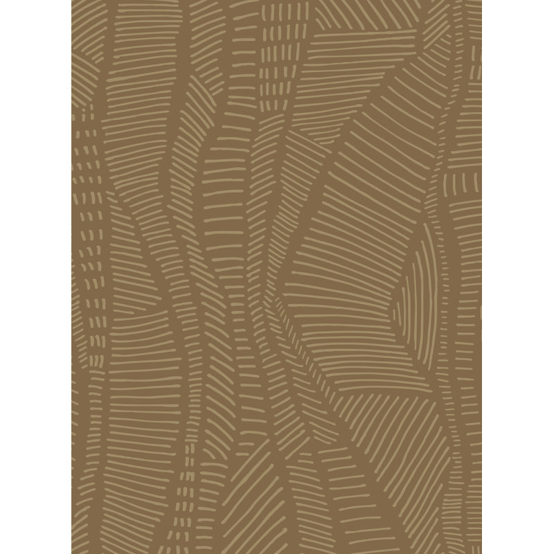 Panneau de papier peint adhésif Alaythia, Taupe, L 2 pi x L 18 pi