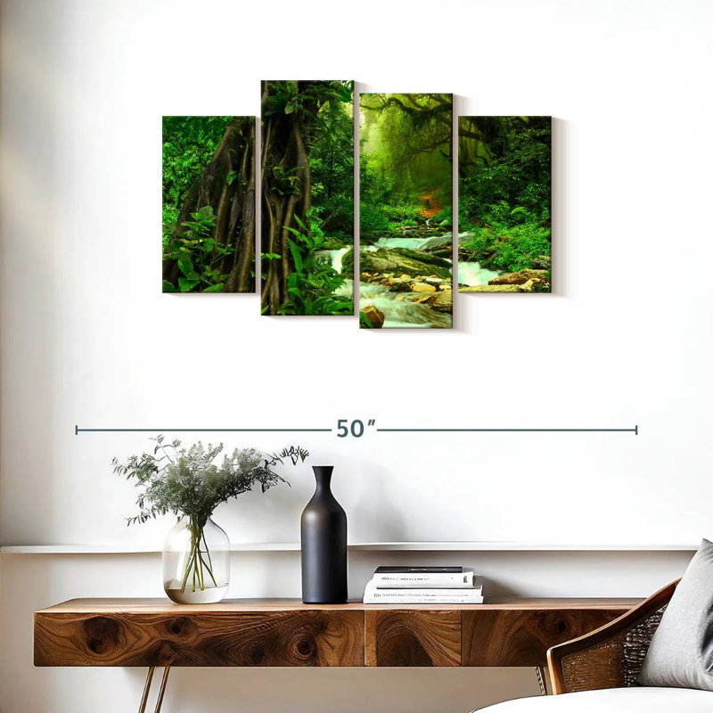 Alvord Enchanting Deep Rainforest, 22" H x 36" W